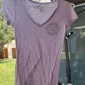 Lavender american eagle t shirt